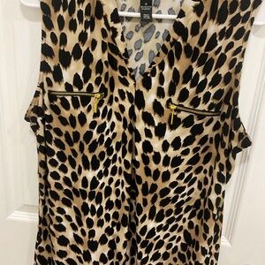 Inc Zip pocket top Xl